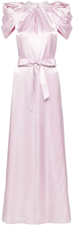 Glory twisted satin gown