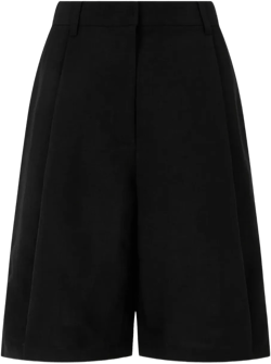 pleated shorts