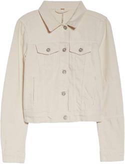 Rumors Denim Jacket In Neutral