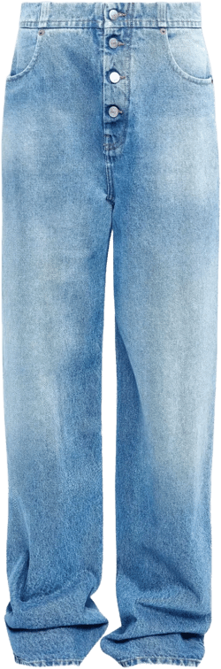 wide-leg jeans