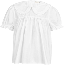 Babydoll Top - White Cotton