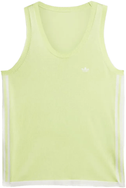 adidas x wales bonner knit vest (semi frozen yellow / chalk white)