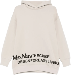 logo-print hoodie