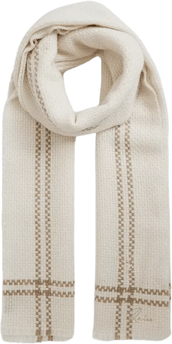 REISS Liana Textured Wide Weave Scarf