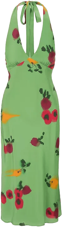 STAUD Lucca Silk Dress  