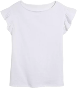 Vineyard Vines Slub Jersey Flutter Sleeve Tee
