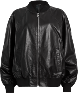 ALLSAINTS Dana Leather Bomber Jacket