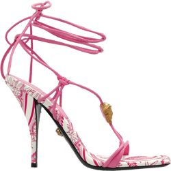 120mm Medusa Head-plaque sandals