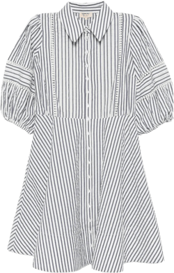 decorated seersucker dress