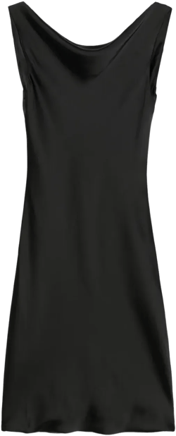 sleeveless draped midi dress