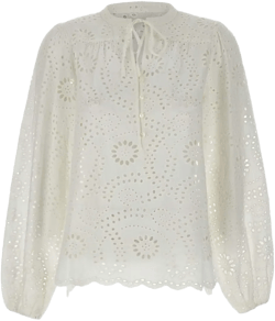 embroidered lace blouse