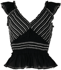 Mable embroidered top