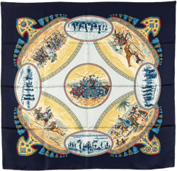 20th Century Cavaliers Peuls Silk Scarf scarves