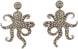 Octopus earrings