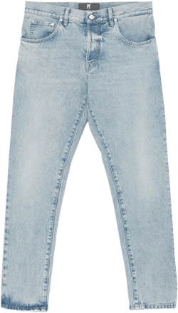 logo-patch jeans