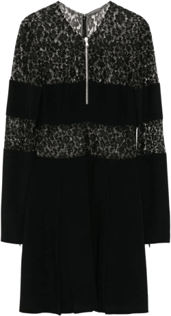2000s floral-lace dress