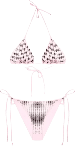 rhinestone-embellished bikini