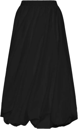 balloon-hem skirt