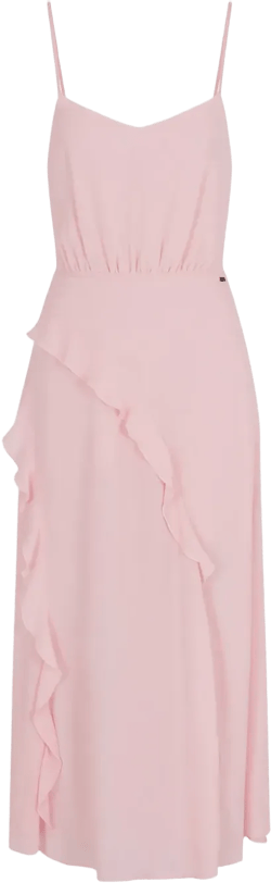 ruffle-edge dress