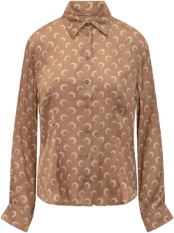 Moon satin shirt 