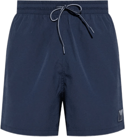 logo-patch swim shorts