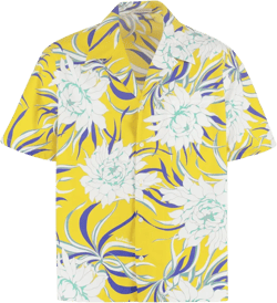 graphic-print short-sleeve shirt