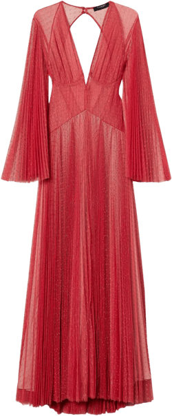 pleated dress