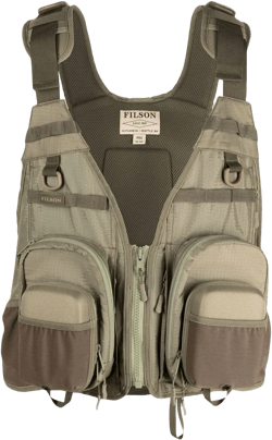 Fishing Guide zip-pocket padded gilet