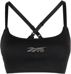 logo-print sports bra