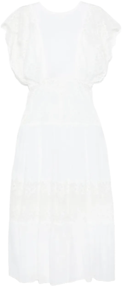 Blanca backless laced dress