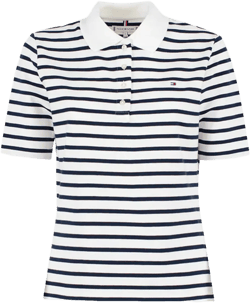 striped polo top