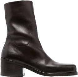 Cassello square-toe leather boots