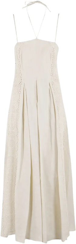 linen midi dress