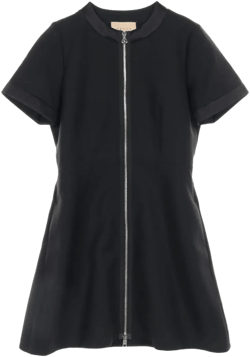2010s silk-wool dress