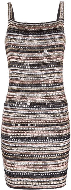 sequin-embellished dress