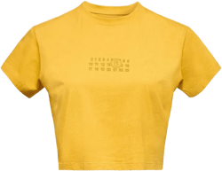 Numbers-print T-shirt