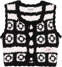 floral-motif top