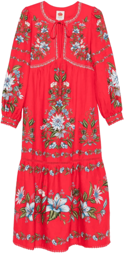 Sweet Bloom Bouquet-print dress 