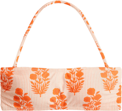 SZ Blockprints&trade; X J.Crew bandeau bikini top - ORANGE MULTI