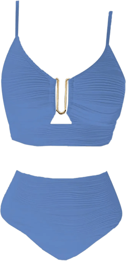 Swimsuits for Women Two Piece Tankini High Waisted Thong Bathing Suit for Swimsuit Bikini Sets Navy #1 Medium