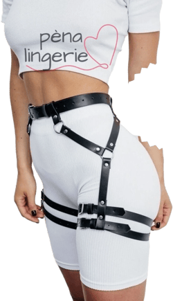 Leather Leg Harness, Red Black Purple Pink Bestseller Harness Belt, Leather Outfit, Unisex Harness Belt, Leg Straps, Punk