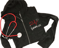 Personalized Nurse Zip up Lightweight Jacket with Hood, Gifts for Nurse, Nurse Jacket