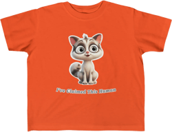 Green Eyed Cat Kids Tee