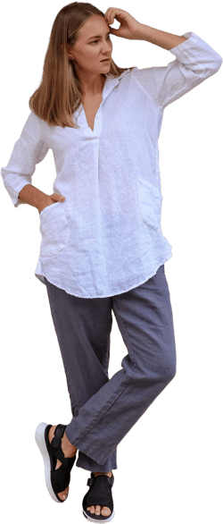 Linen October Tunic, Linen Tunic, Linen Shirt