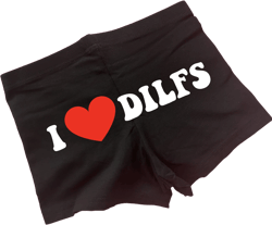 I Love Dilfs Shorts | Custom Bike Shorts | Y2K Shorts | Cute Shorts | Funny Shorts | Y2K Bike Shorts | Gift For GF | Funny Gift