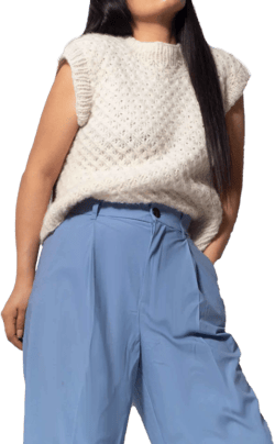 Alpaca knit sweater vest| wool vest|vest women| alpaca vest| womens black vest| felted vest| by SONQO