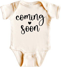 Coming Soon Onesie®, Cute Baby Onesies®, Pregnancy Announcement, Gift Kids, Baby Clothes, Baby Girl Clothes, Newborn Gift