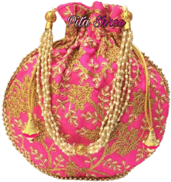 Indian Handmade Women&#39;s Embroidered Clutch Purse Potli Bag Pouch Drawstring Bag Wedding Favor Return Gift For Guests Free Ship