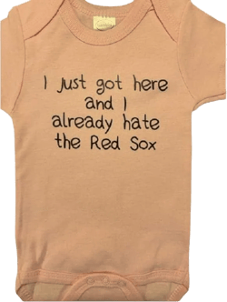 Hate the Red Sox baby onesie ® - infant one piece bodysuit - baseball clothes clothing - funny shower gift - boy girl