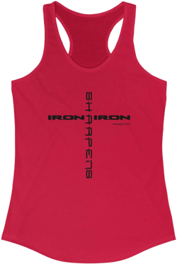 Iron Sharpens Iron Tank Top, Fitness Tank, Workout Shirt, Gym Tank, Boxing, Faith Fitness, Wake Pray Slay, Proverbs, Racerback Tank